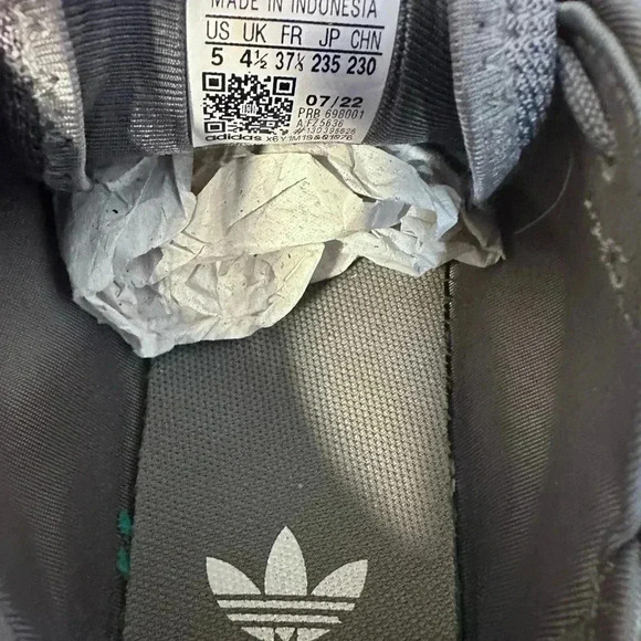 Adidas Men's Gray Carbon adiFOM Sneakers - Picture 5 of 8